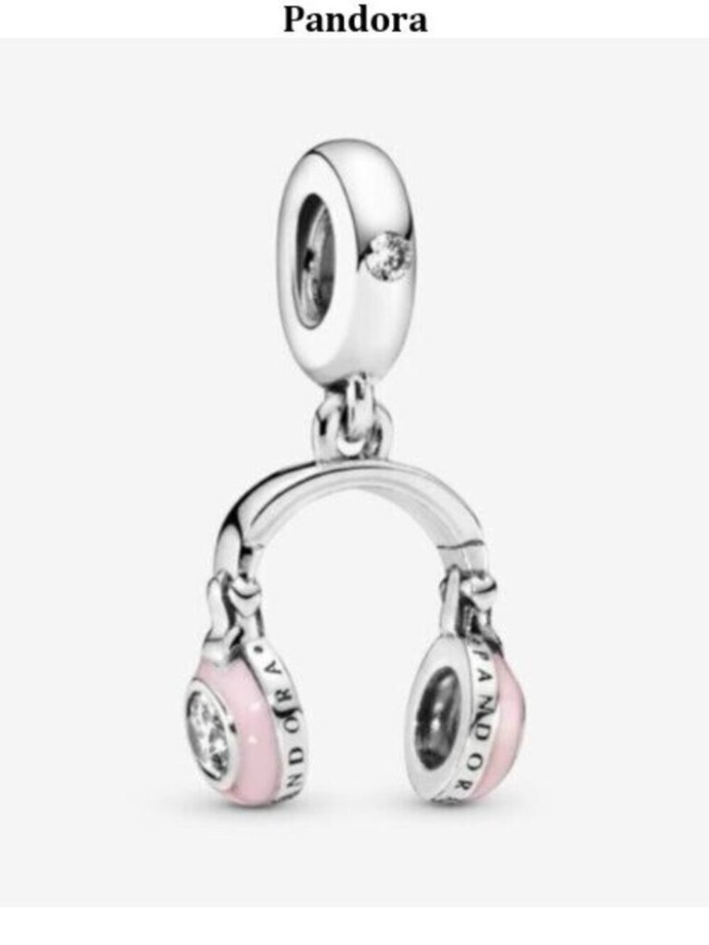 Pandora earphone strap pink Charm